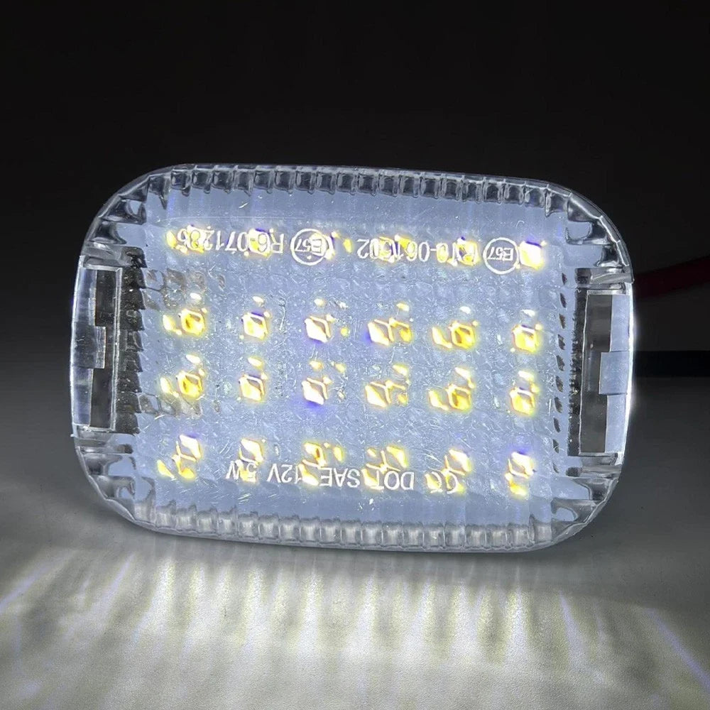 2X 12V 24 LED Ceiling Dome Lights for Ford Transit (2015–2024)