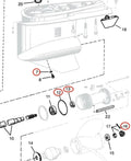 OMC Cobra Volvo Penta SX Propshaft Oil Seal Kit 3858303 3863090