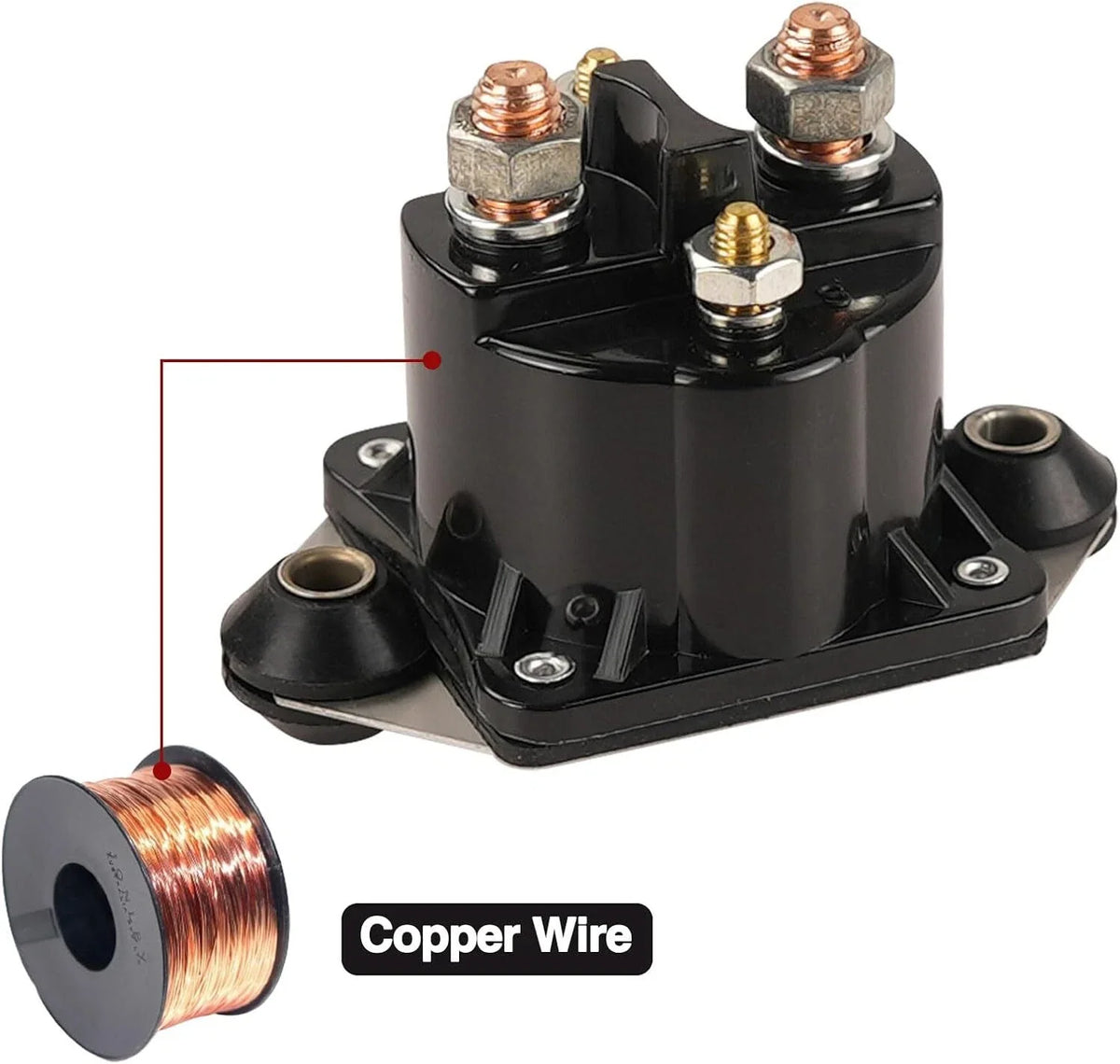 Solenoid for Mercury Marine (1989–1989) 89-817109A1