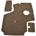 2007 Centurion Enzo Boat Cockpit Mats M1919 - Brown with Logo (set of 3)