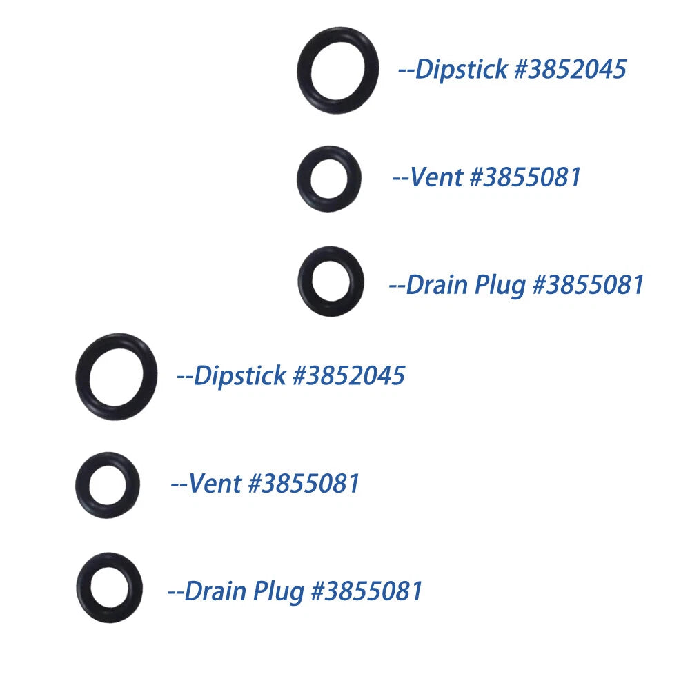 Volvo Penta Duoprop Gearlube Orings, 3852045, 3855081 & DPS-M DRIVE 2PCS