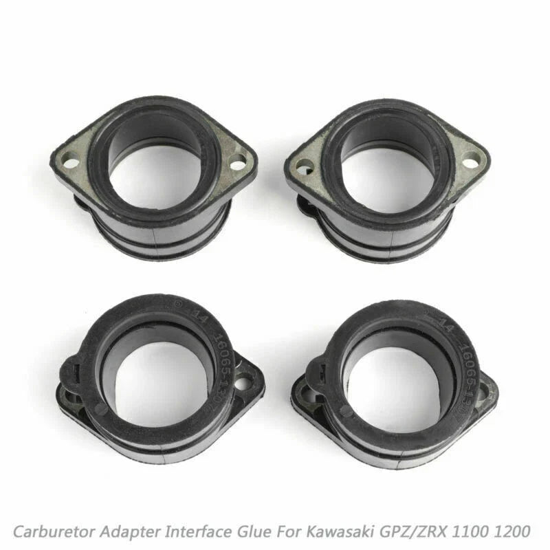 Rubber Throttle Body Intake Manifold Boot for Kawasaki GPZ ZRX 1100 1200 (1990–2006)