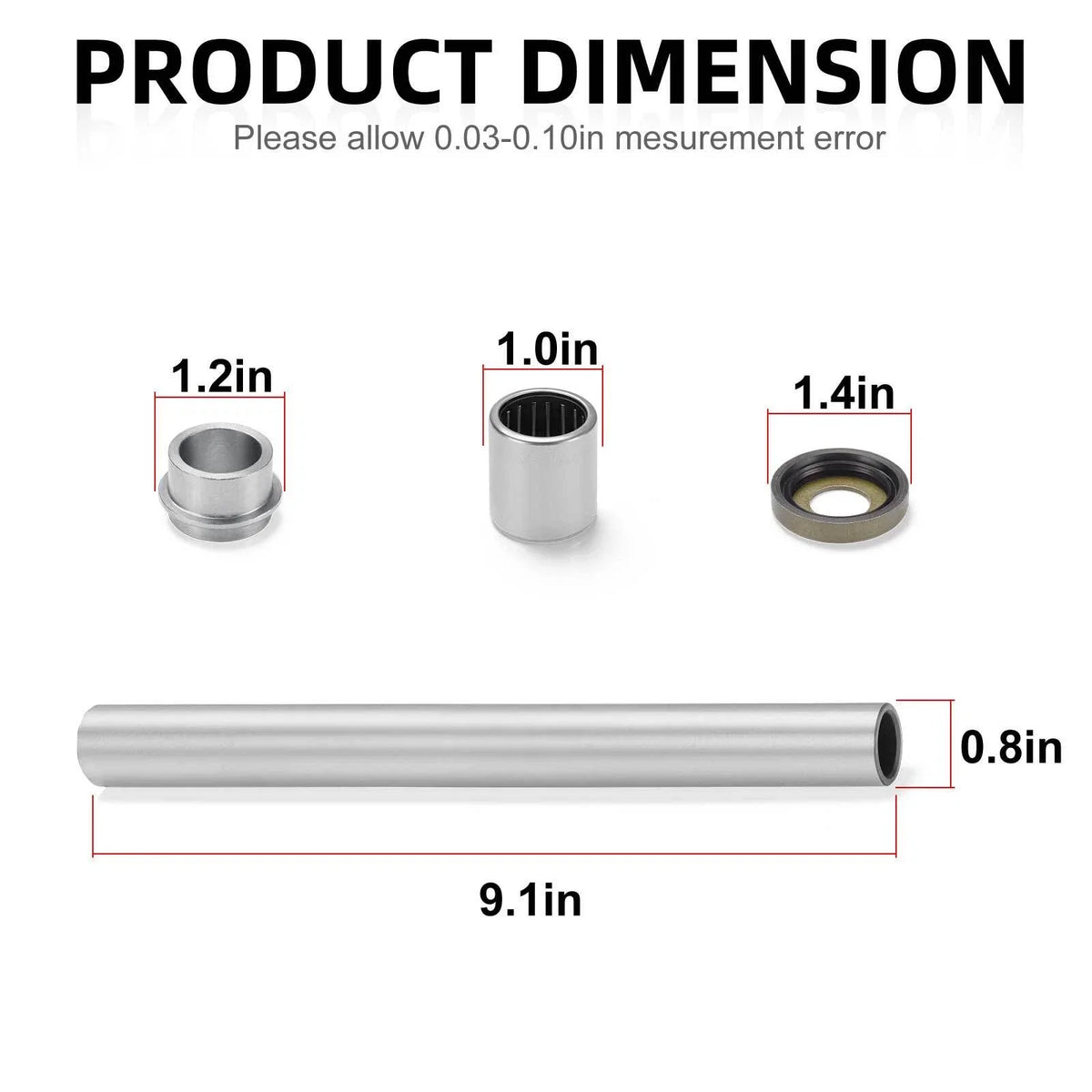 Swing Arm Bearing Bushing Kit for Honda TRX250R FourTrax (1988–1989)
