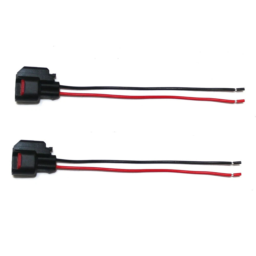Fuel Injector EV6 Female Adapter Pigtail (2 Pack) for Polaris RZR 1000 14-19