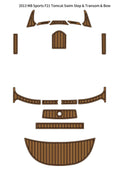EVA Teak Deck Flooring for MB Sports F21 Tomcat (2013)