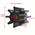 Flexible Impeller Replacement for Jabsco CEF 500177, Volvo 3583602