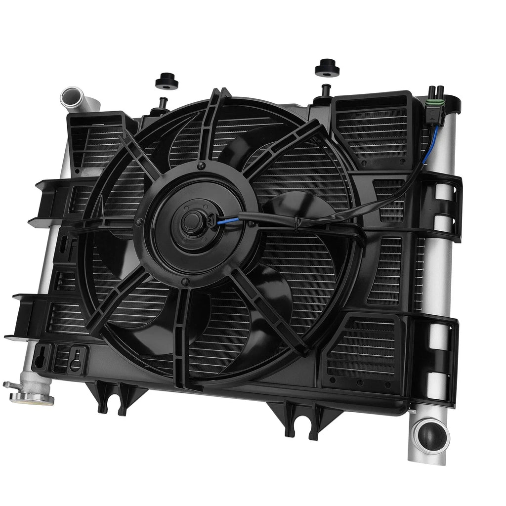 Aluminum Radiator + Fan Assembly + Bushing for Polaris Sportsman 850 (2009–2025)