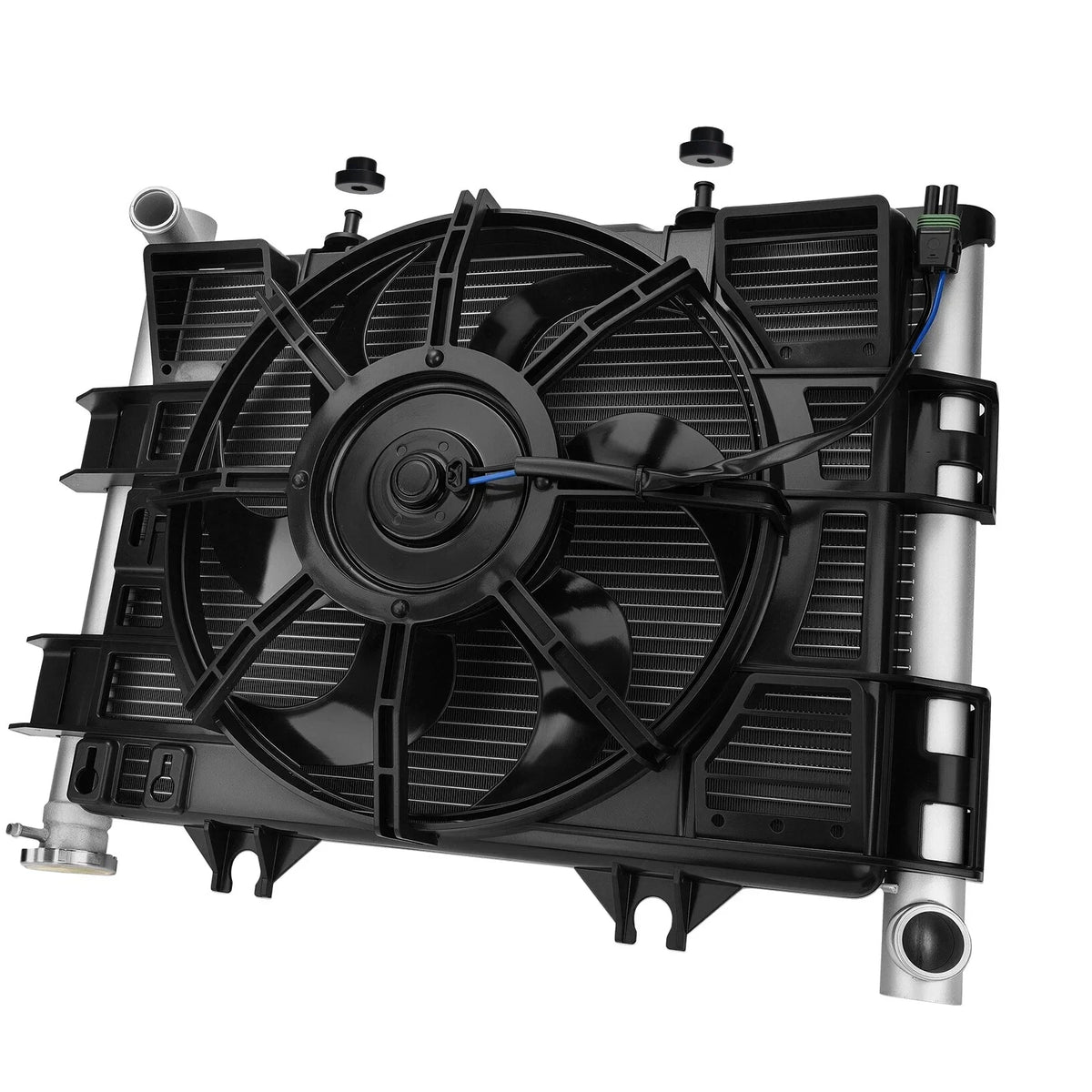 Aluminum Radiator + Fan Assembly + Bushing for Polaris Sportsman 850 (2009–2025)