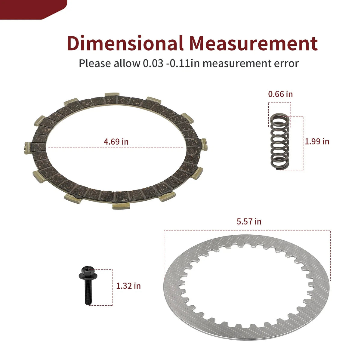Clutch Friction & Steel Plates Kit for Yamaha YZ250 (2002–2024) #3XK-16321-00-00