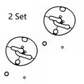 2X Carburetor Float Bowl Gasket for Nikki B & Stratton (698781, 796184, 799727)