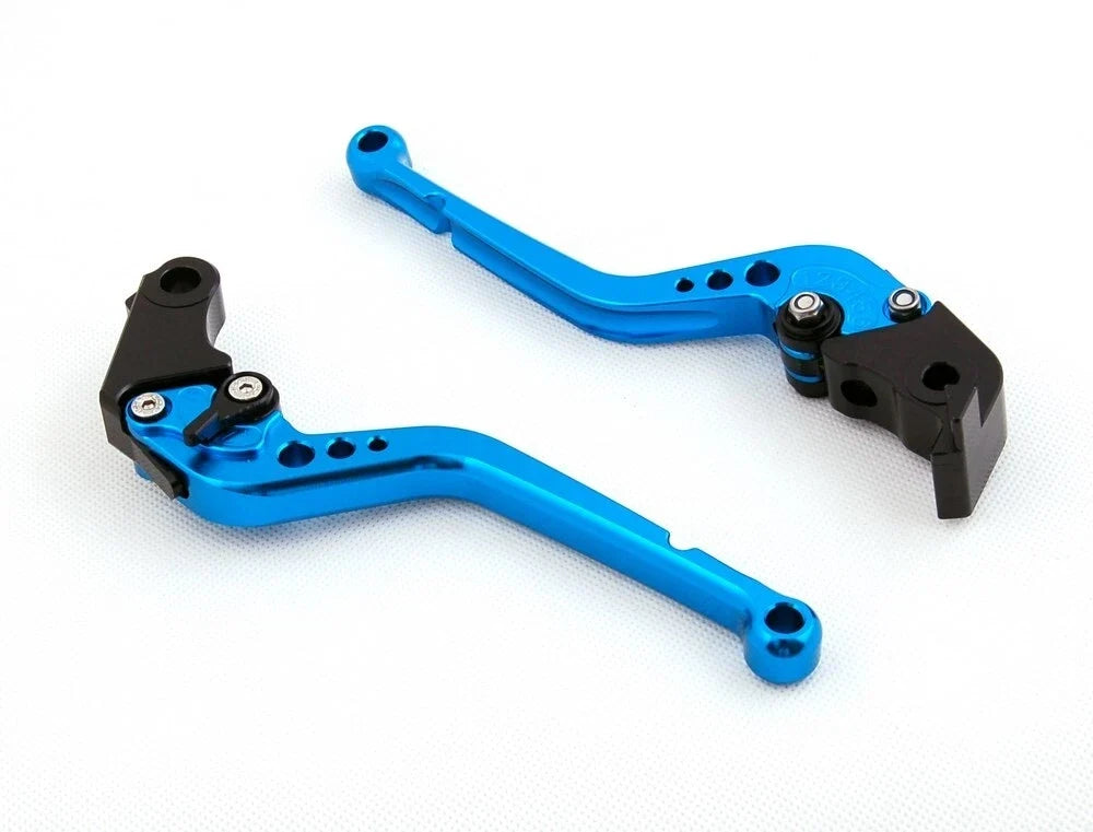 Long Brake Clutch Levers for Aprilia RSV4/RSV4 Factory (2009–2014) Blue