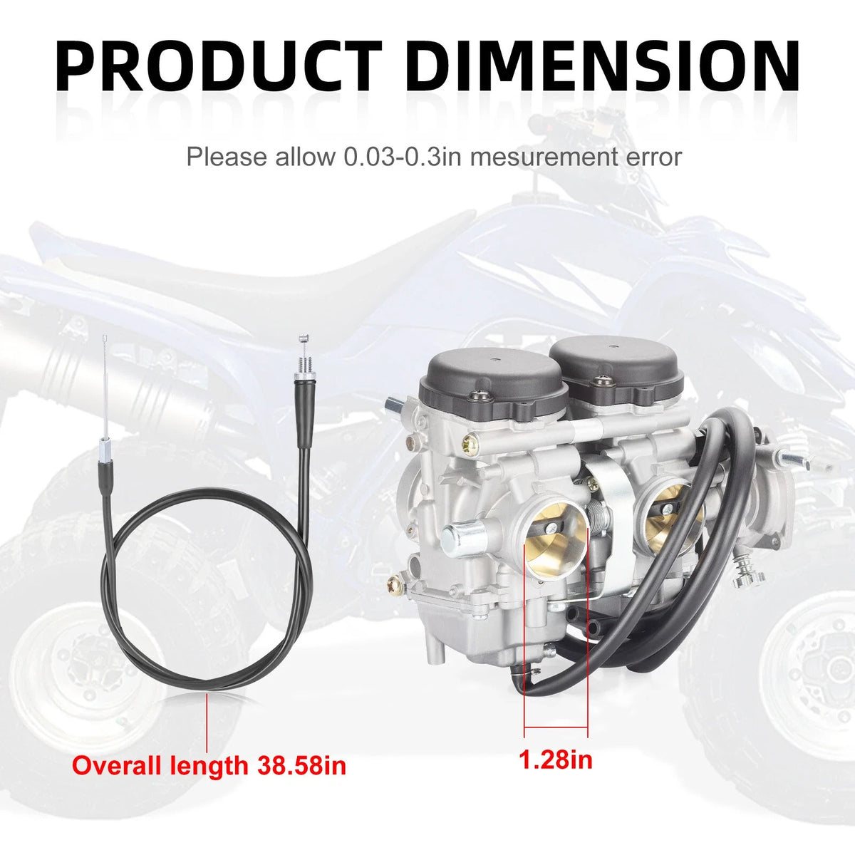 Carburetor for Yamaha Raptor 660R YFM660R (2001–2005) 5LP-14900-00-00