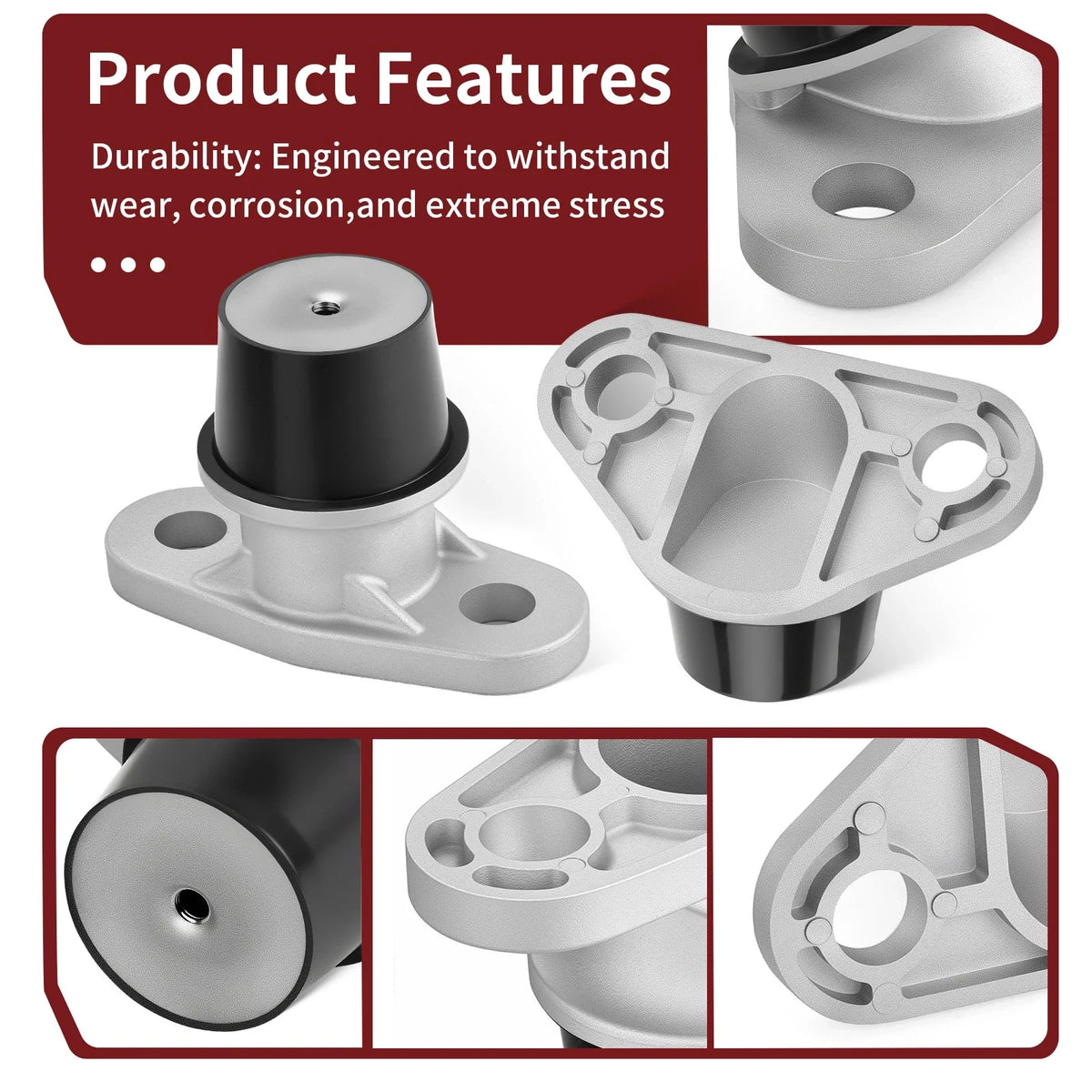 Heavy Duty Engine Motor Mounts for Sea Doo Wake 155 170 Pro 215 230 (2010–2023)