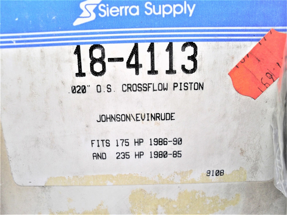 Sierra 18-4113 Johnson Evinrude OMC Sea Drive Piston Kit *REPLACES 439012