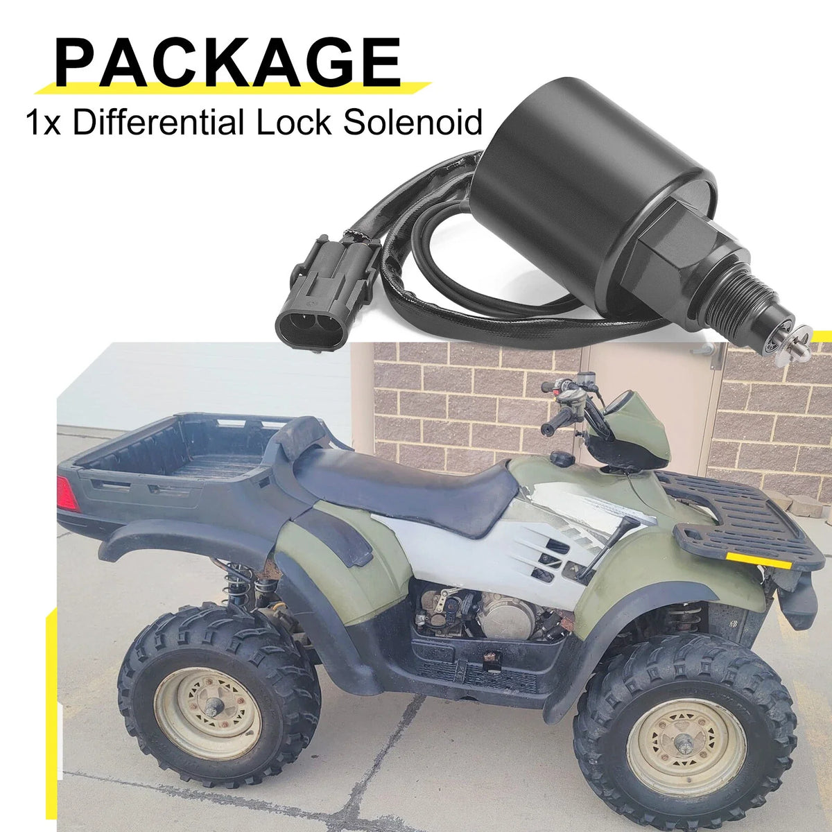 Differential Lock Solenoid for Polaris Ranger 500 700 800 900 (2005–2016)