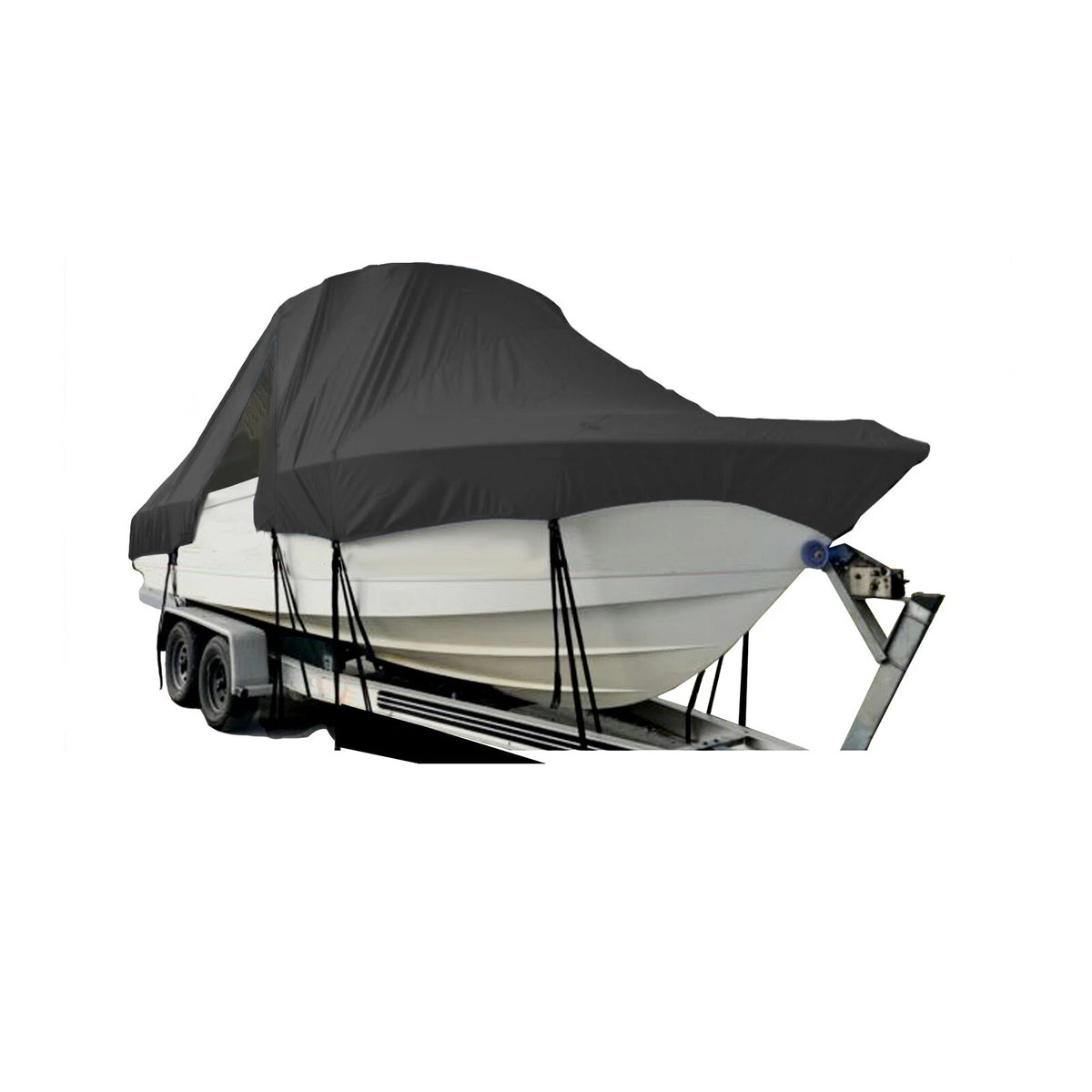 TIDEWATER 180CC Adventure Center Console T-Top Hard-Top Fishing Boat Cover Black