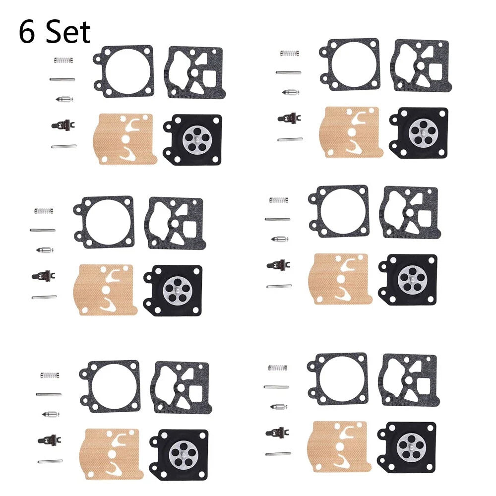 Set of 6 Carburetor Repair Rebuild Kits for Stihl 021 023 MS210 MS230 Walbro K11-WAT