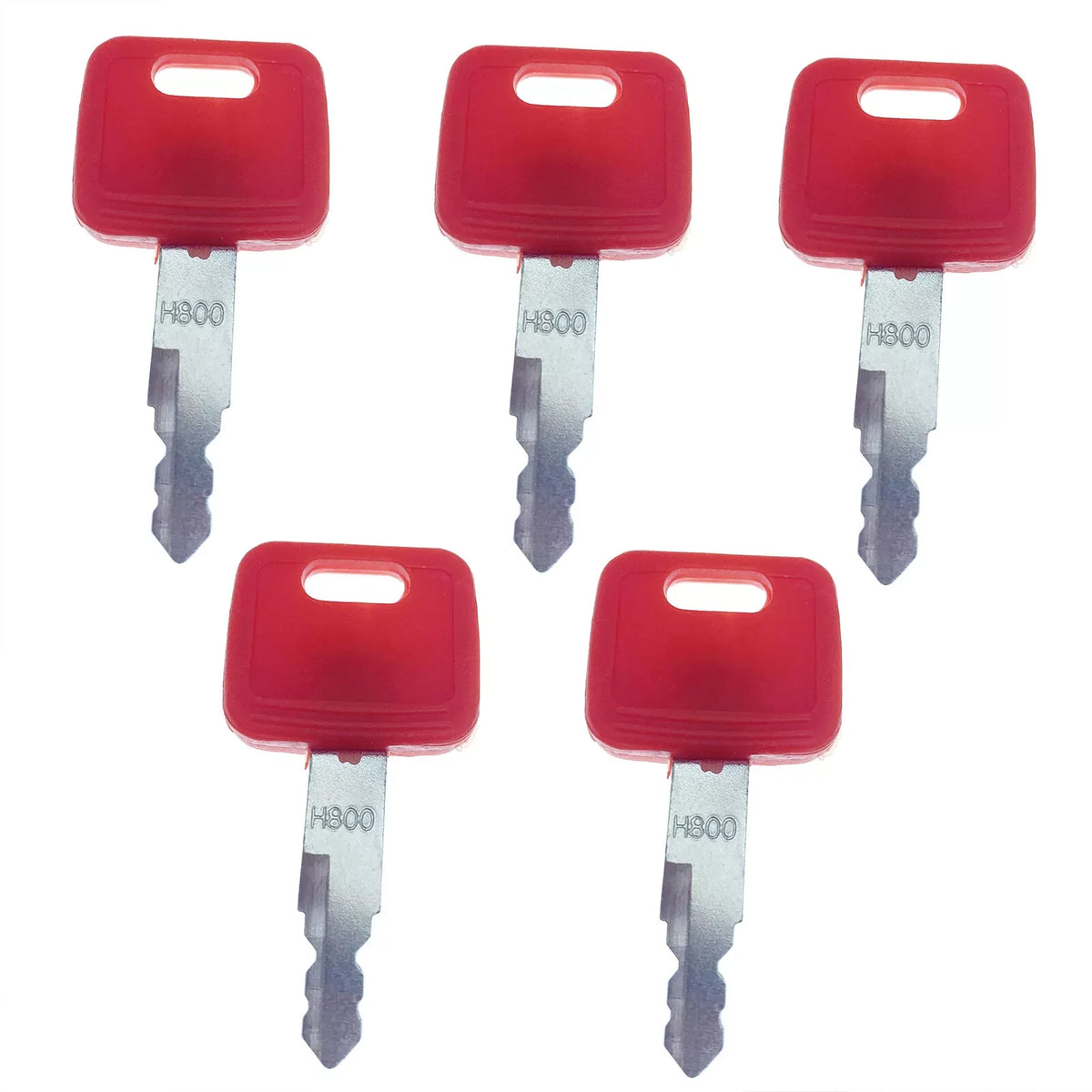 5X Keys H800 AT194969 AT147803 for John Deere Hitachi Case Dozer Holland