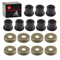8x Front A Arm Bushing & Cap Kit for Polaris Outlaw 50 90 110 (2007–2021)