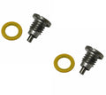 2X Marine Magnetic Outdrive Gear Case Drain Plug
