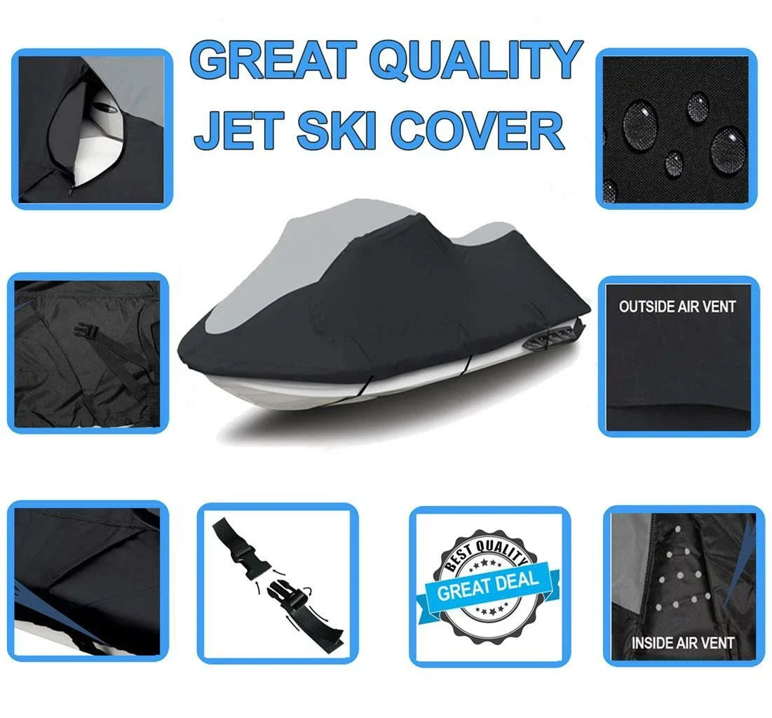 Mooring Cover for Sea Doo RXT 215 (2008–2009) Black/Grey