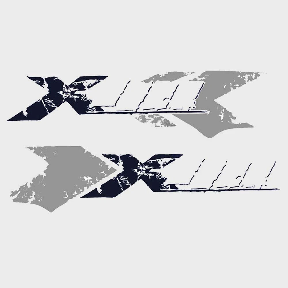 MasterCraft Boat Graphic Decals 758123 - X-Star Blue Gray 2008 (set of 2)