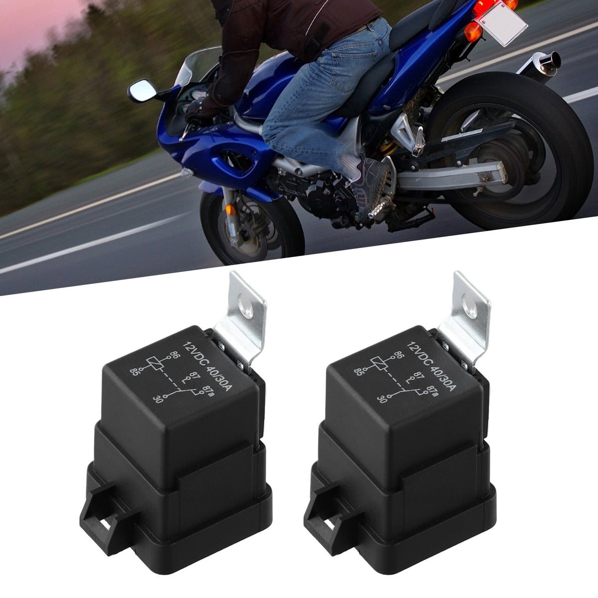 0332204174 Tilt Relay Tilt Relay Black Plastic Fits Outboard Power Tilt