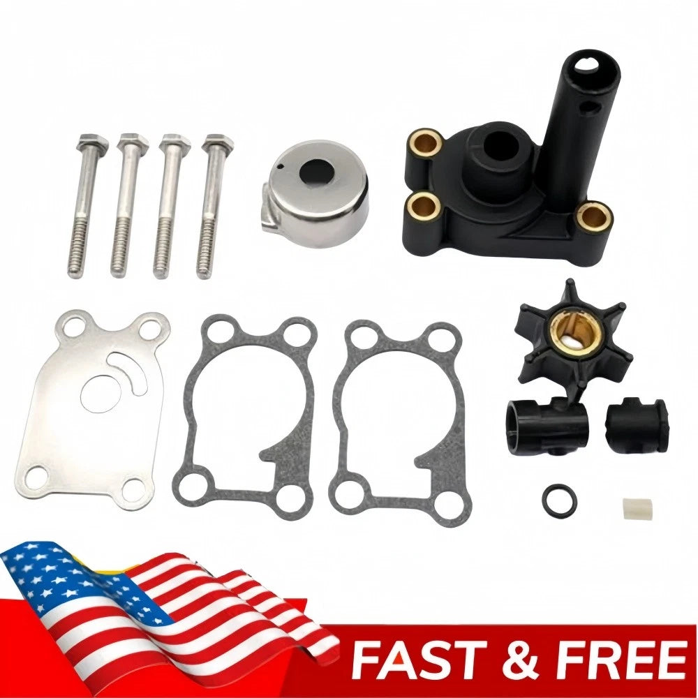 Water Pump Kit with Housing for Johnson Evinrude 4 4.5 5 6 8 HP Outboard 396644