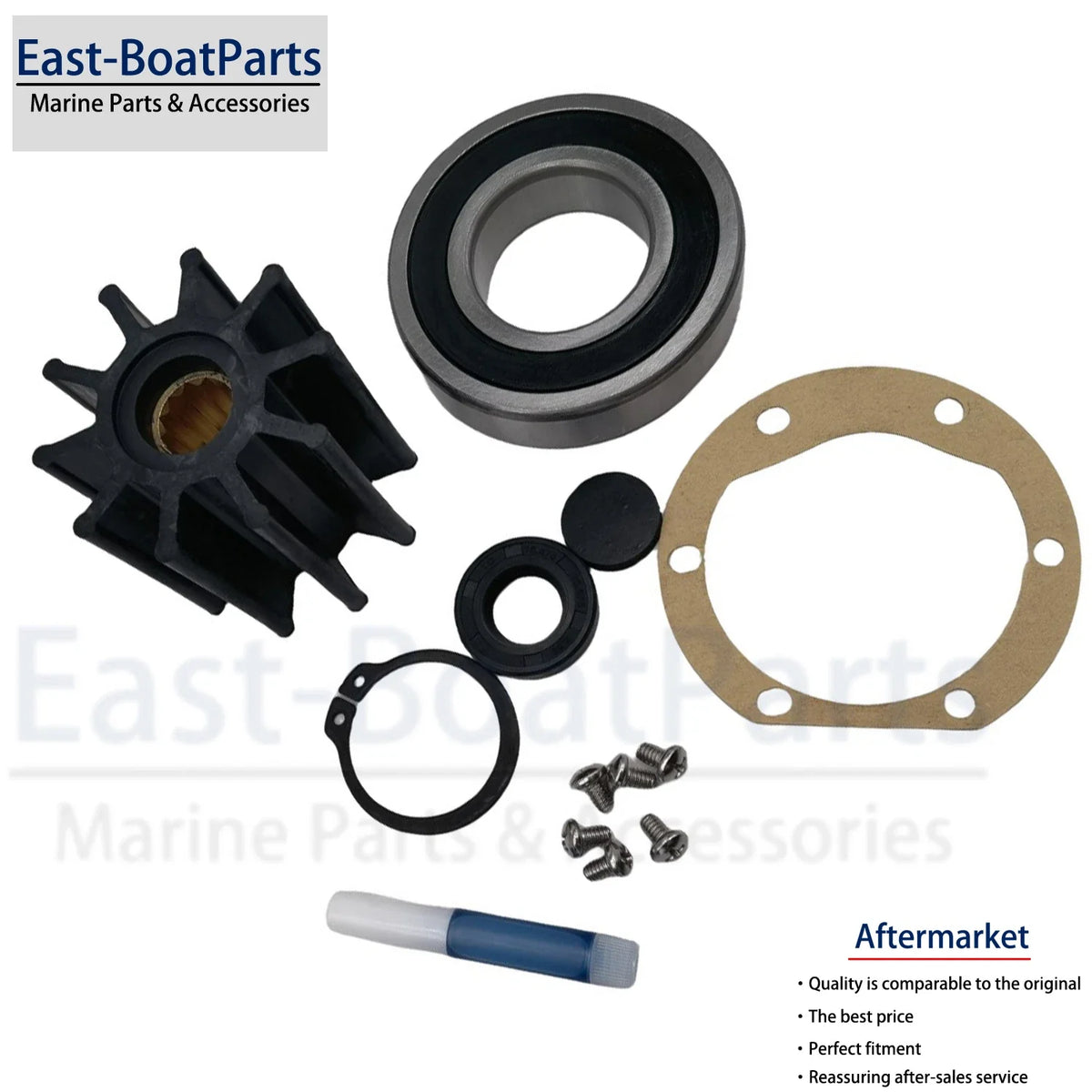 Sea Water Pump Repair Kit for Volvo Penta BB225 BB231 BB260 BB261 BB740 (N/A)