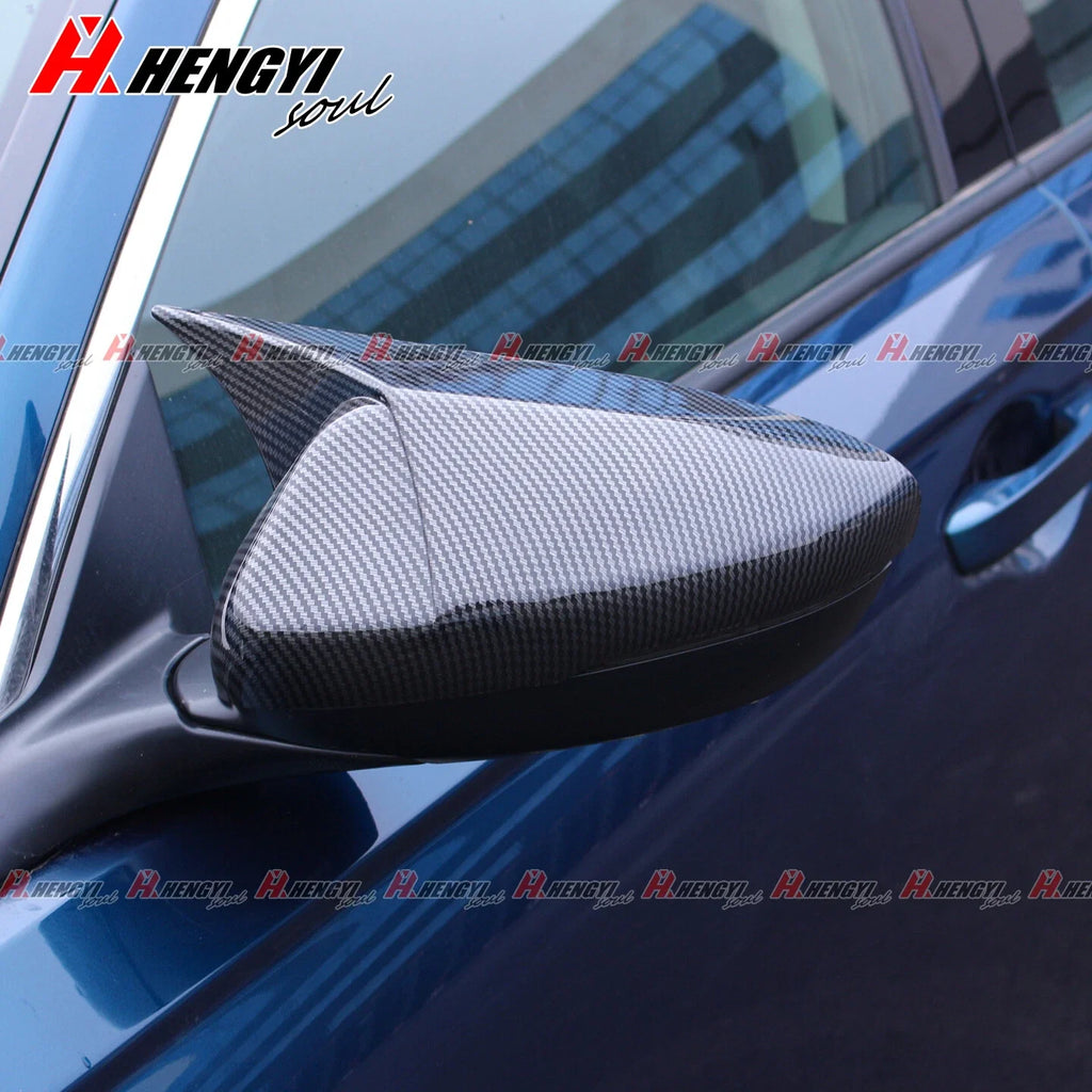 M Horn Style Side Mirror Cover Cap for Honda Accord (2023–2023) Carbon Fiber Look