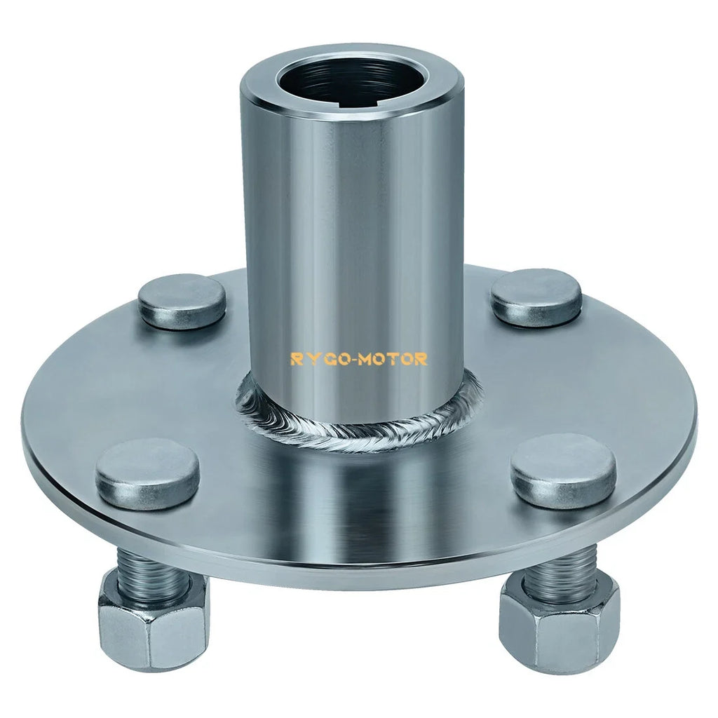 4" x 4" Go-Kart Live Axle Hub with 1" to 3/4" Step-Down for Go-Kart