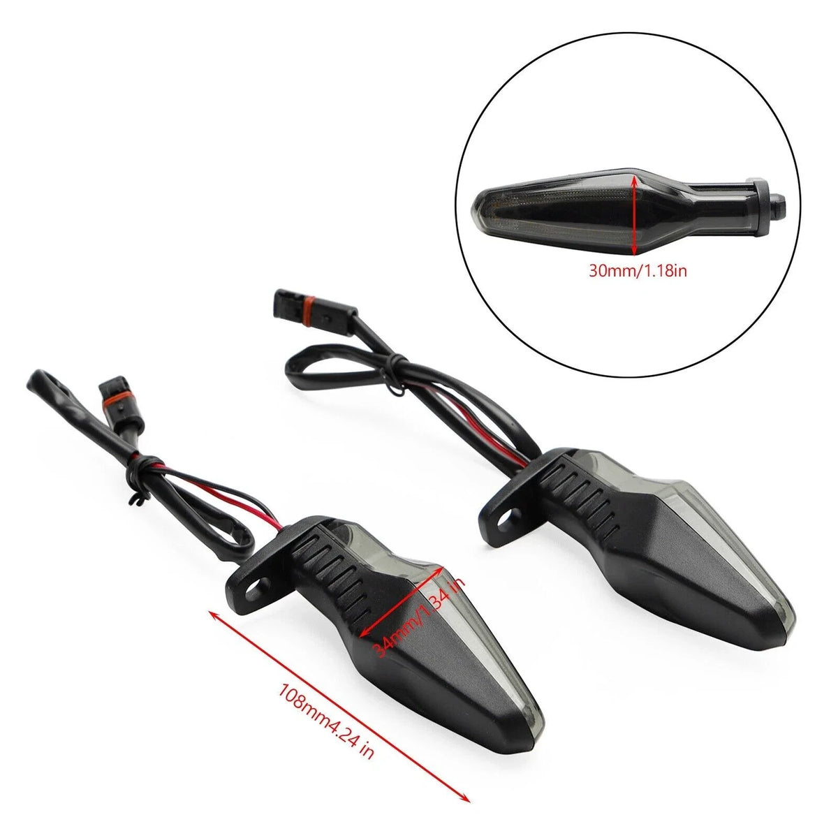 LED Turn Signal Lights for BMW S1000XR S1000R R1250GS ADV (2020–2023) T9
