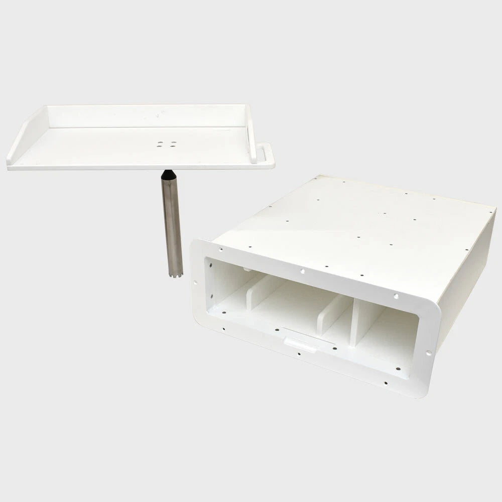 HCB Boat Storage Tub 85100529 - 38 Especiale with Bait Fillet Table