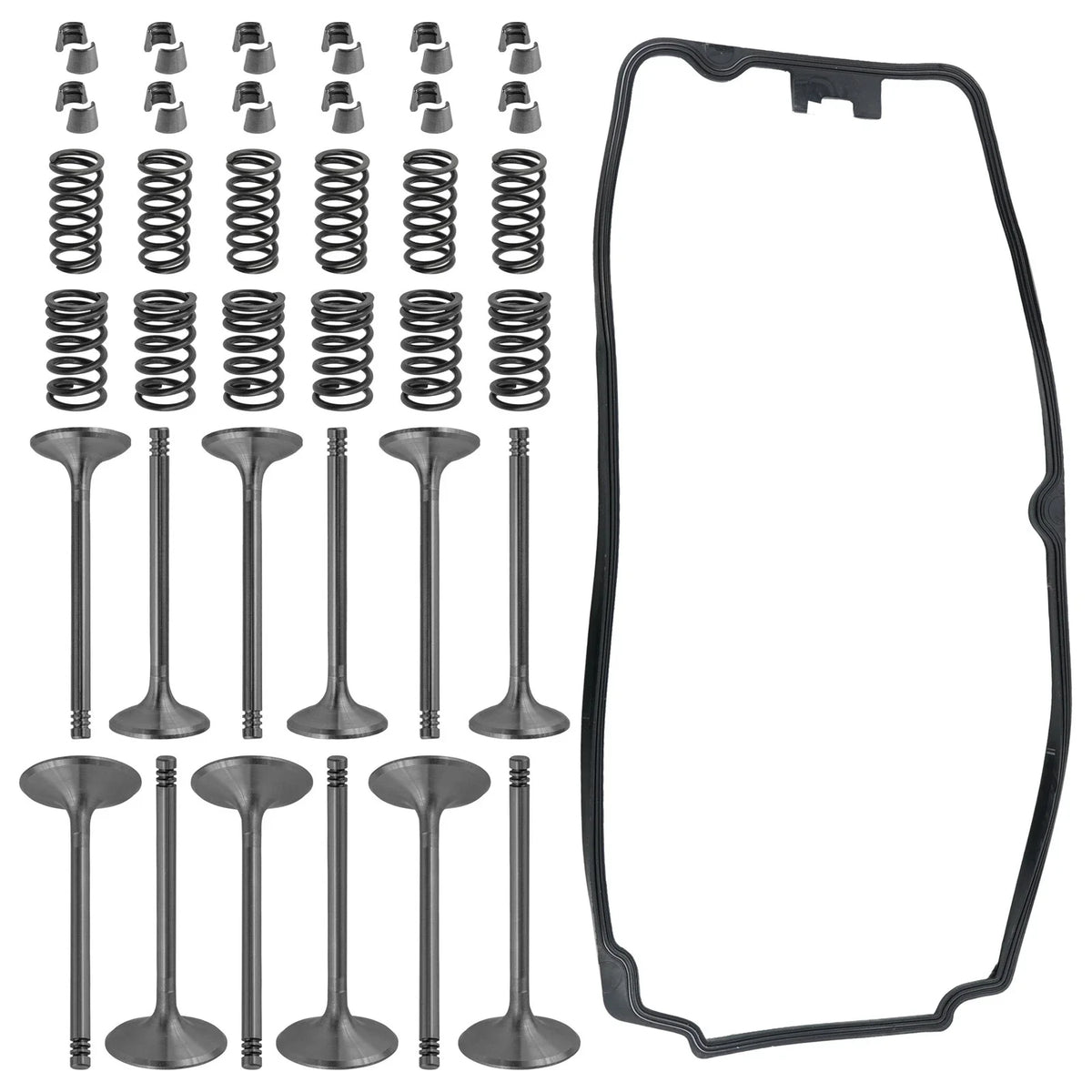 Cylinder Head Intake Exhaust Valve Kit for Seadoo GTX 155 215 230 260 300 (2008–2023)