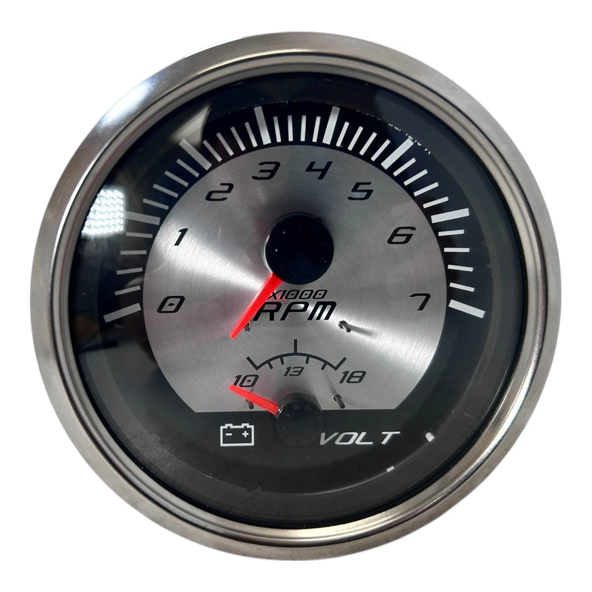 Faria GTC072A, Marine Multi Function Tachometer - Volt Meter Gauge, OEM