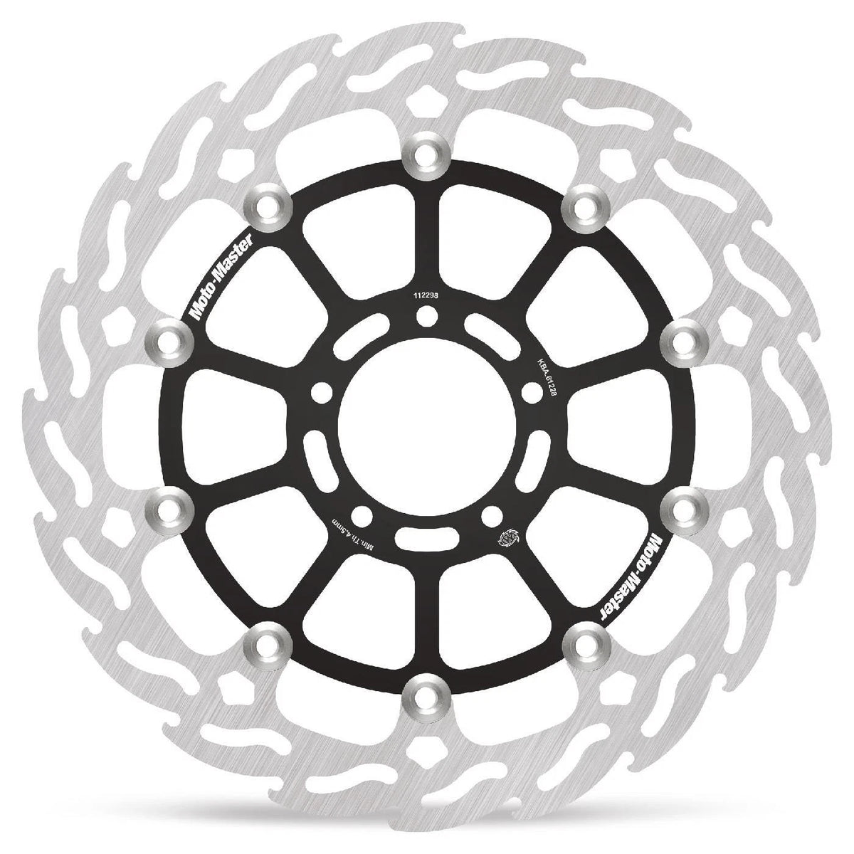 Moto Master Front Floating Brake Disc Flame for Ducati Scrambler 800 2015-2025