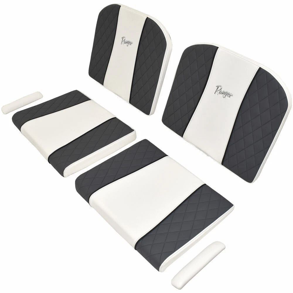 Ranger Boat Aft Jump Seat Cushions - Bay Series Gray (PORT/STBD)