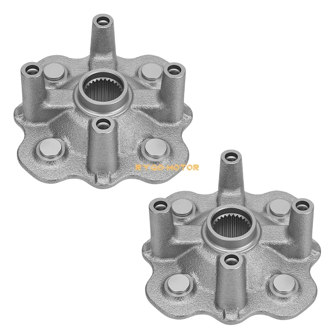 Set of 2 Front Left & Right Wheel Hubs for Yamaha Wolverine YFM350 YFM450 (2006–2010)