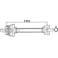 1000 RPM PTO Driveline BW14491 Fits John Deere Rotary Cutter HX10 1008 1018 1418