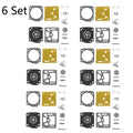 6X Carburetor Gasket Kit for Stihl 034 MS340 036 MS360 (RB-31)