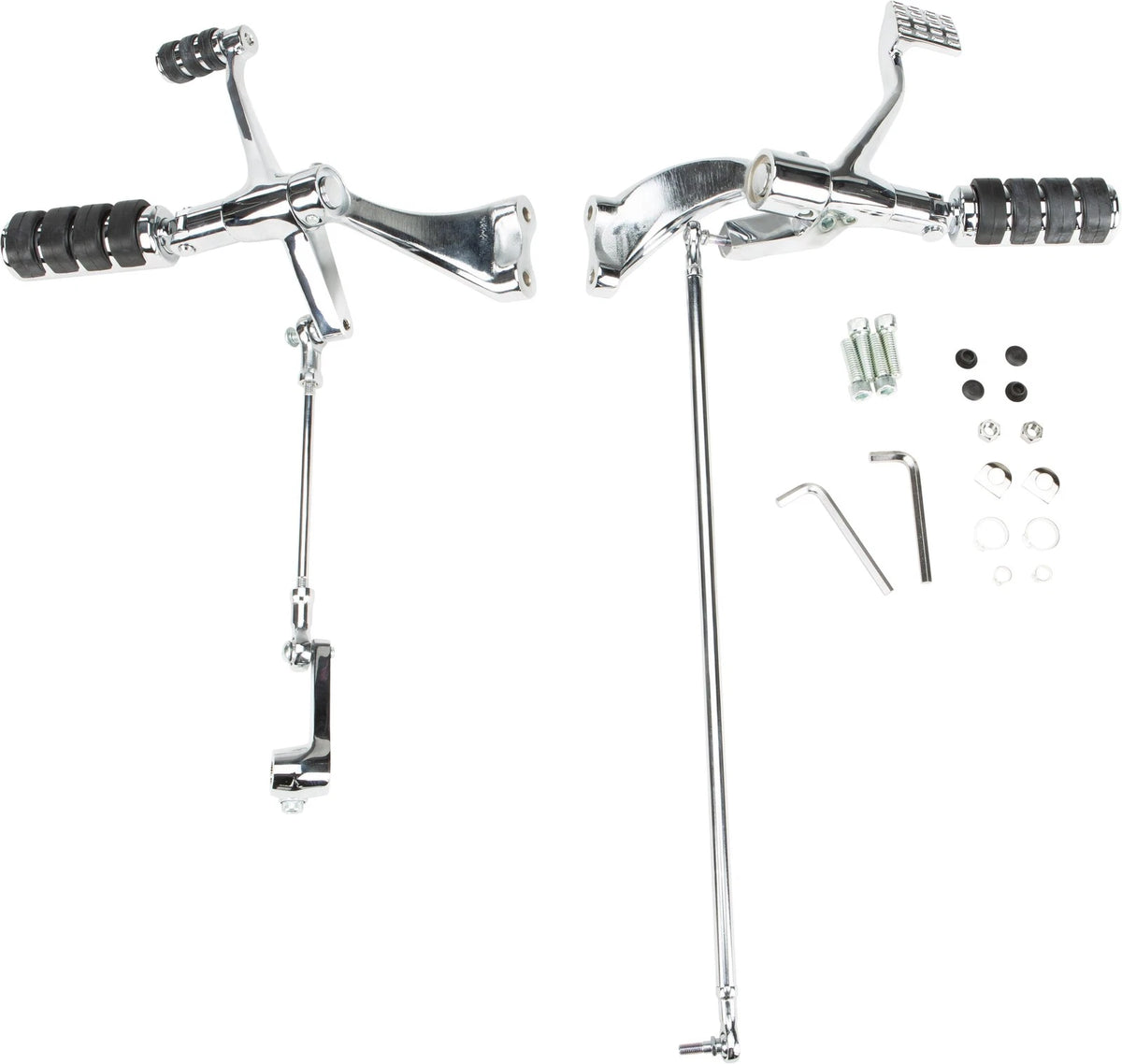 HARDDRIVE Forward Control Kit for Harley XL883 2004-2013 with Rubber Pegs