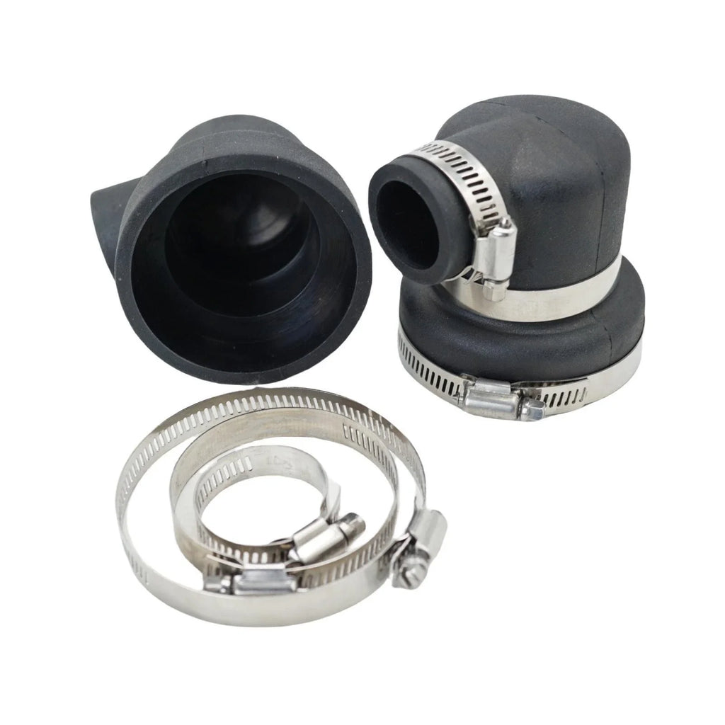 2X Replacement 90° Heat Exchanger End Cap for Bowman 3186NP (28 & 70 mm) 861608