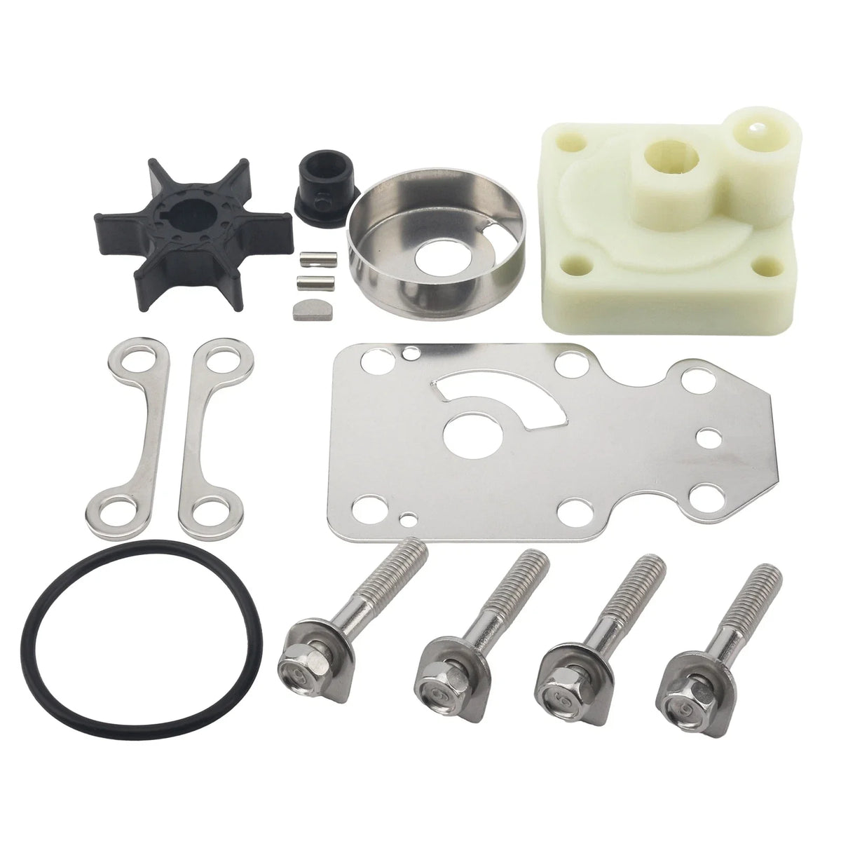 Water Pump Rebuild Service Kit for Yamaha Outboard (6AH-W0078-00, 6AH-W0078-01)