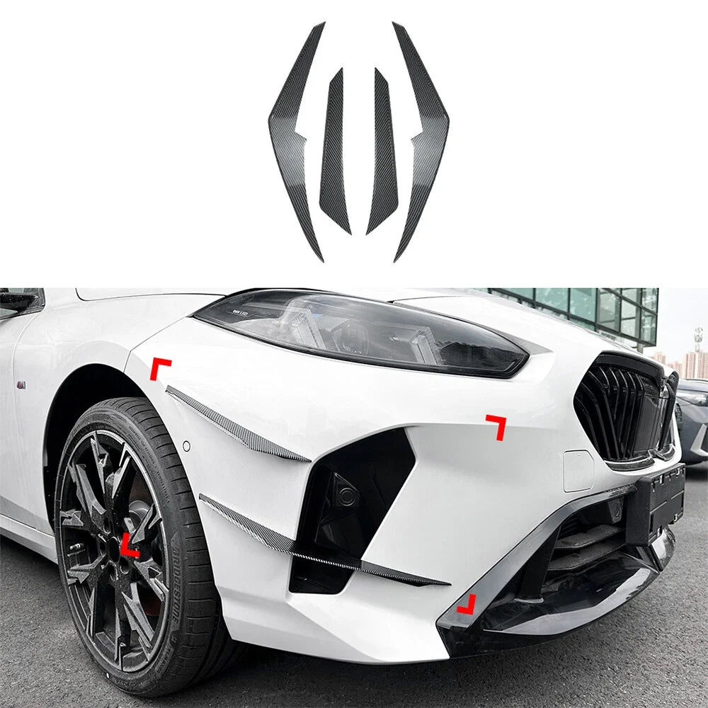 Set of 4 Front Bumper Trim Canards for BMW 1-Series 2-Series (F70 F74)