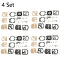 Set of 4 Carburetor Rebuild Kits for Walbro K20-WAT WA WT Series