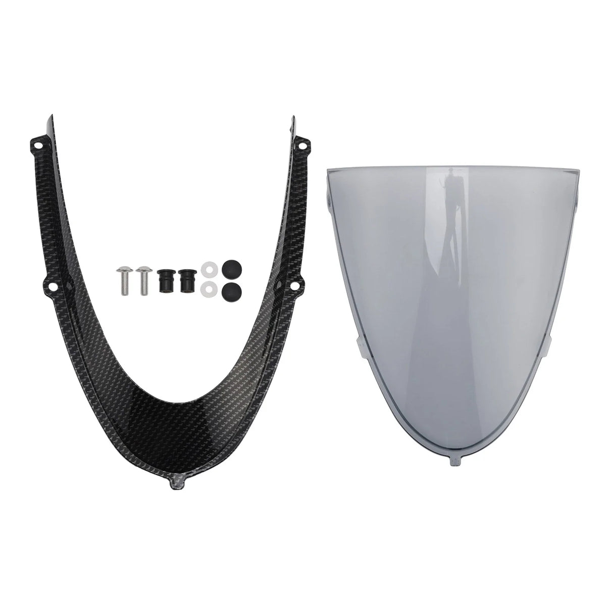 Headlight Fairing Windshield for Aprilia RS 660 (2020–2024) Simulated Carbon Gray