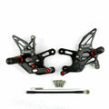 Rearsets Footpegs Pedals for Kawasaki ZX-10R Ninja (2008–2010) Black T9