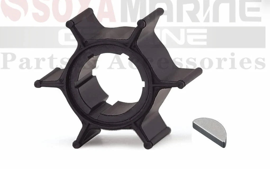 Water Pump Impeller with Key for Yamaha 2 Stroke 6hp 8hp (1990–2023)