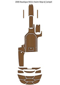 EVA Foam Teak Deck Floor Mat for Nautique SV211 (2006)