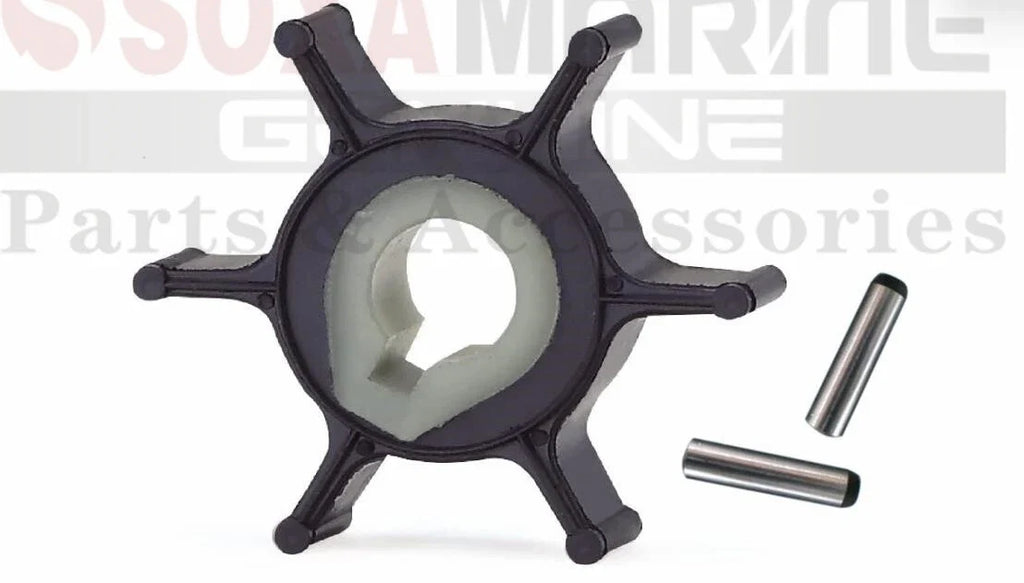 Water Pump Impeller w/ Key for Yamaha Outboard Motor (18-3072)